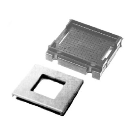 BEI Sensors 29 Series Two Piece 2 x 2 Universal Pin Grid Array Carrier with Clip