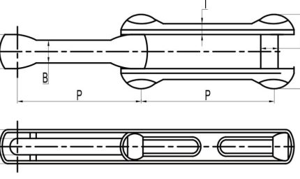 4B Braime Drop Forged Rivetless Chains for Feed & Washing Tables