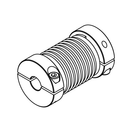 BEI Sensors Mounting/Adapters Bellows type 6mm x 6mm for MHM5 Encoder 9403/6-6