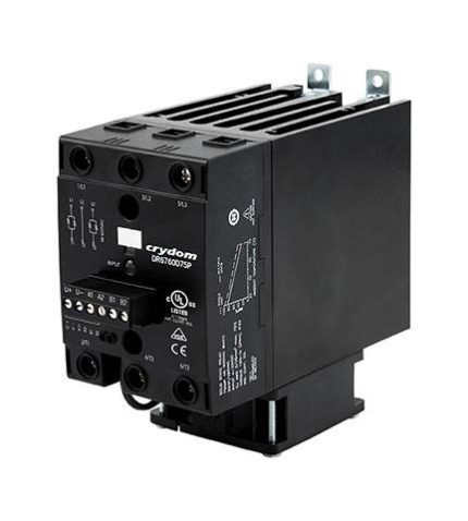 BEI Sensors DR67 Series DIN Rail Mount 3-Phase SSR DR6760D75P