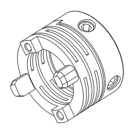 BEI Sensors Mounting/Adapters Integrated Coupling M9410/009-XX