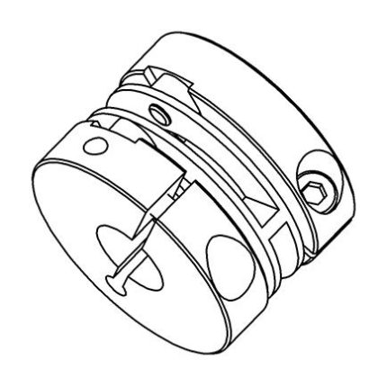 BEI Sensors Mounting/Adapters Spring Disc 9400/XX-YY