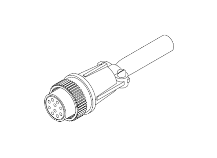 BEI Sensors Connectors/Cable Assemblies Connector Mates MS3106F18-1S